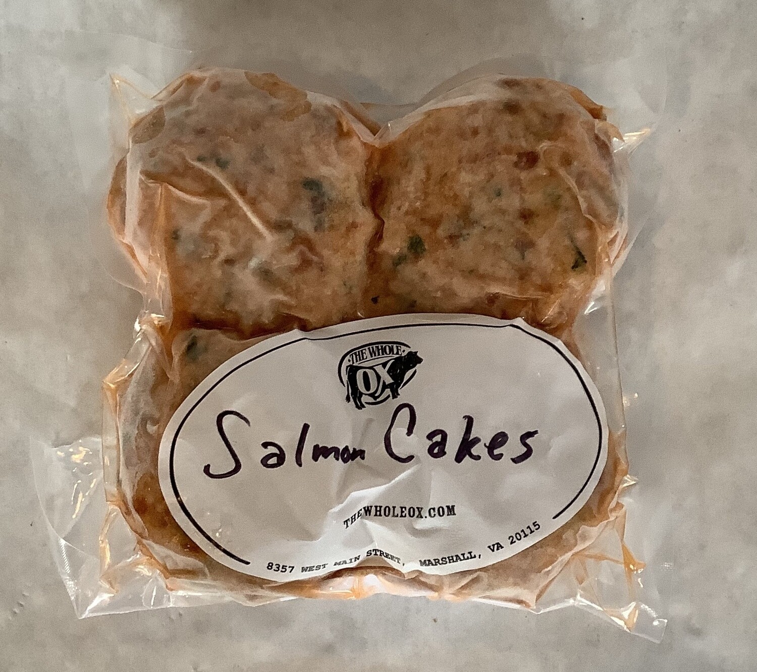 House Made Salmon Cakes 4pk Frozen