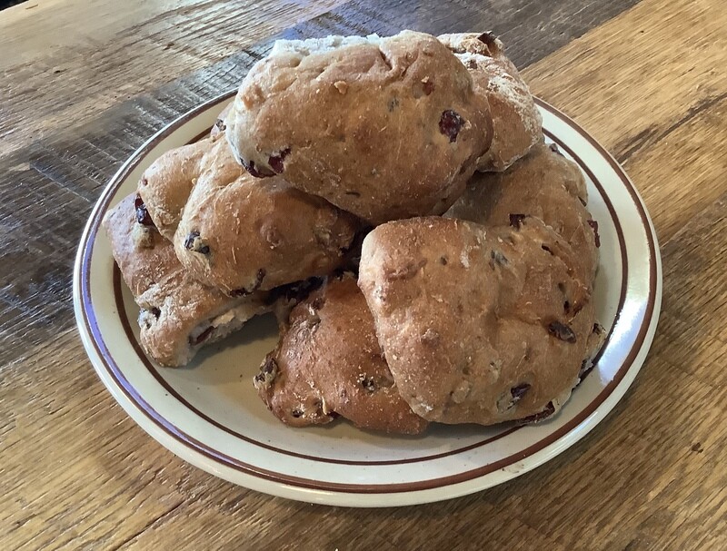 Cranberry Walnut Dinner Rolls 1 Dozen