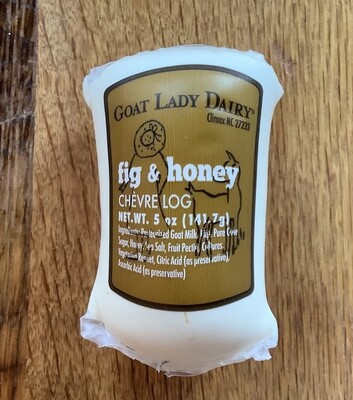 Goat Lady Dairy Fig and Honey Log Chevre (5oz)
