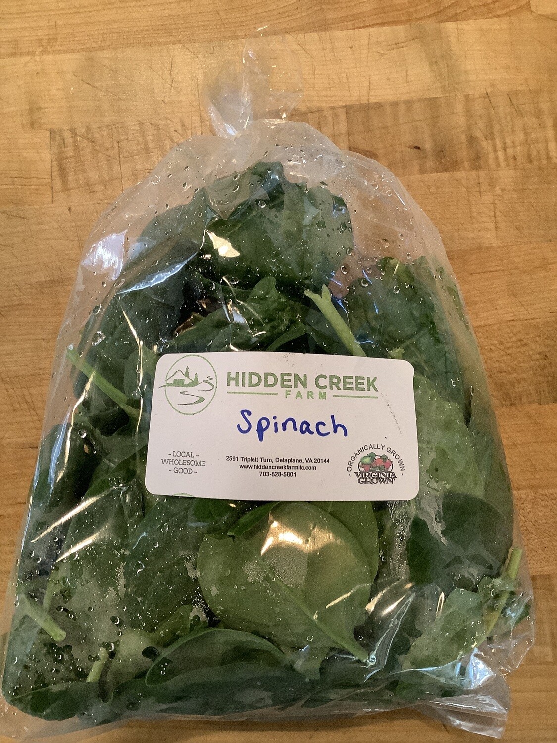 Hidden Creek Farm Spinach Hidden Creek Farm Spinach