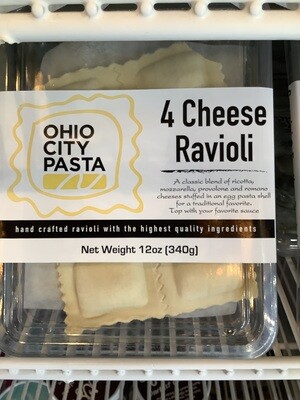Ohio City Pasta Ravioli Four Cheese (12oz)