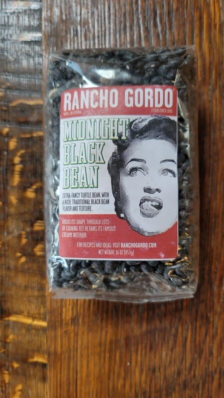 Rancho Gordo Midnight Black Bean (16oz)