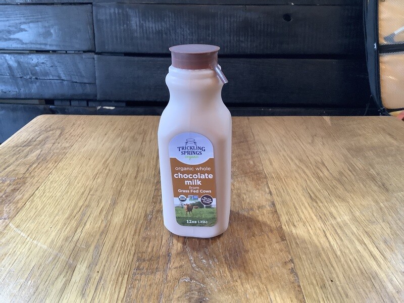 Trickling Springs Farm Friend Chocolate Milk (12oz plastic)