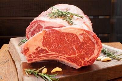Dry Aged 30 day Prime Bone-in Beef Ribeye (priced per pound)
