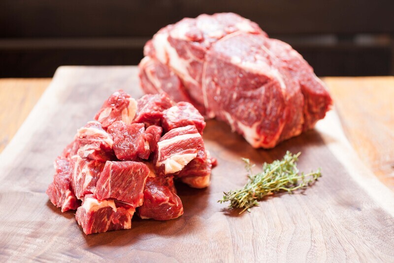 Chuck Stew Cubes (priced per pound)