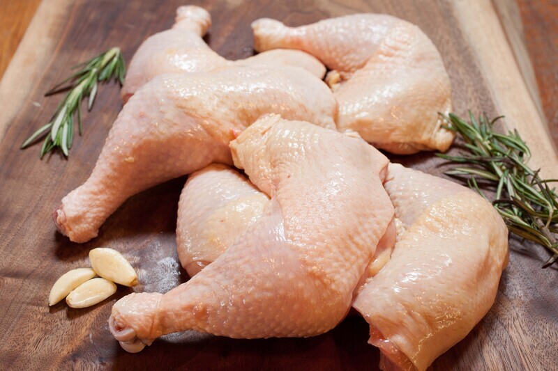Bone-in Chicken Leg Quarters (2 per pack, priced per pound)