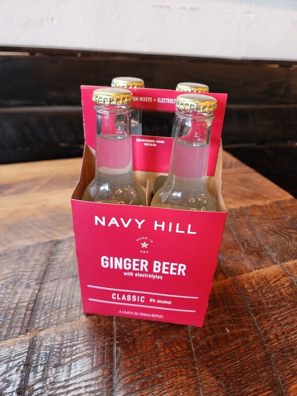 Navy Hill Ginger Ale with Electrolytes 4pk