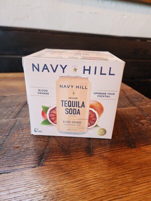 Navy Hill Tequila Soda Blood Orange (4pk)