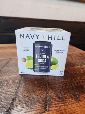Navy Hill Tequila Soda Lime (4pk)
