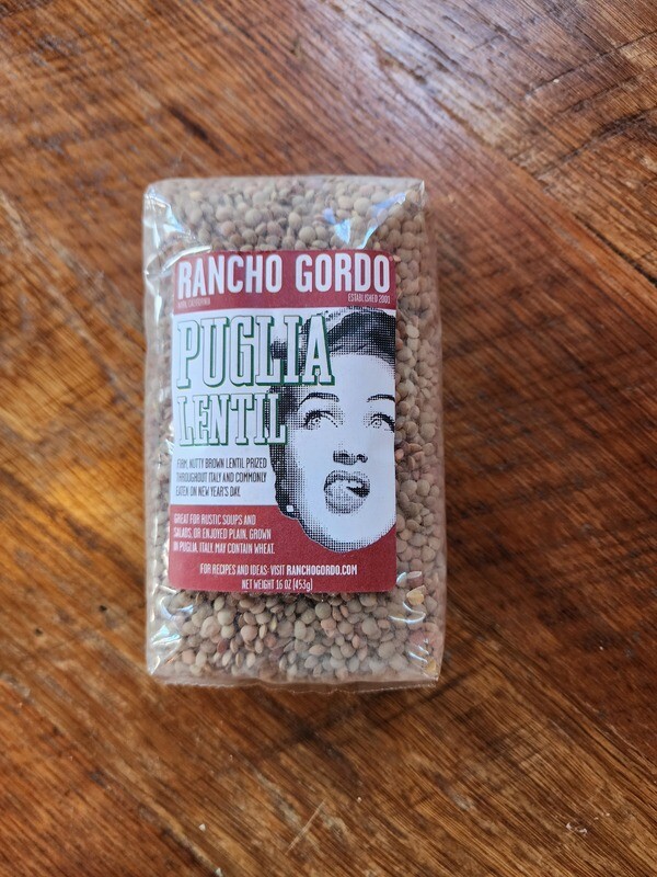 Rancho Gordo Puglia Lentil (1lb)