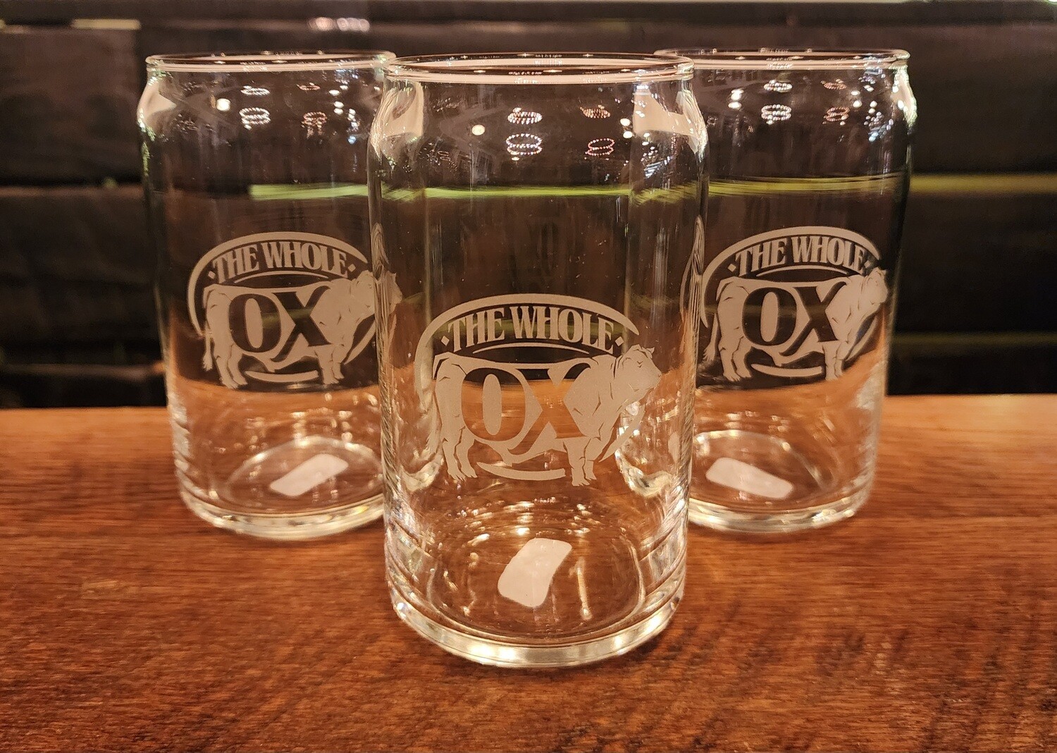 TWOX Beer Can Glass