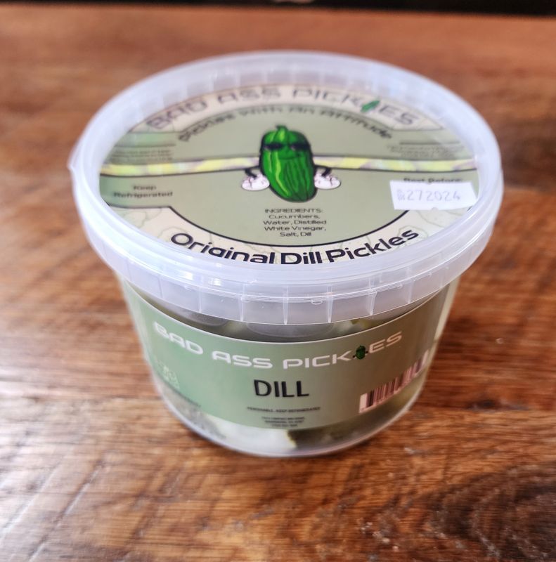 Bad Ass Pickles (pint)
