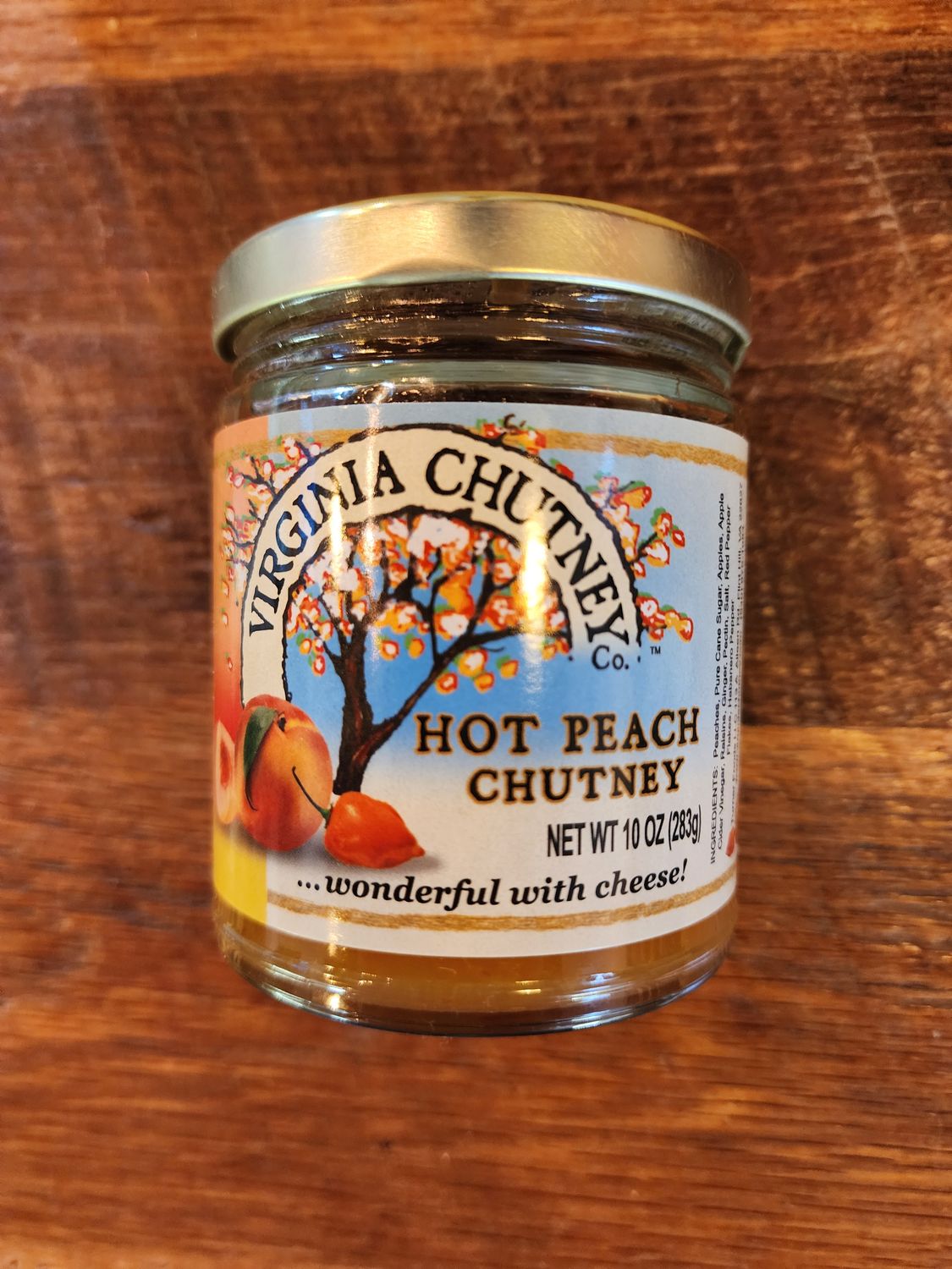 Virginia Chutney Hot Peach Chutney (10oz) Virginia Chutney Hot Peach Chutney (10oz)