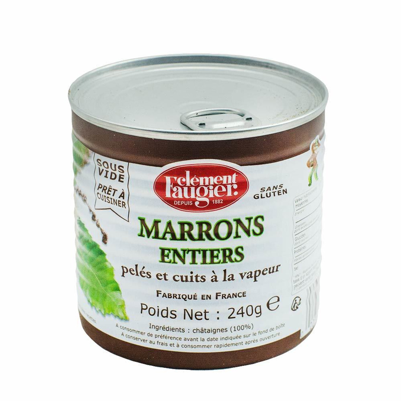 Clement Faugier Marrons Chestnuts (240g can) Clement Faugier Marrons Chestnuts (240g can)