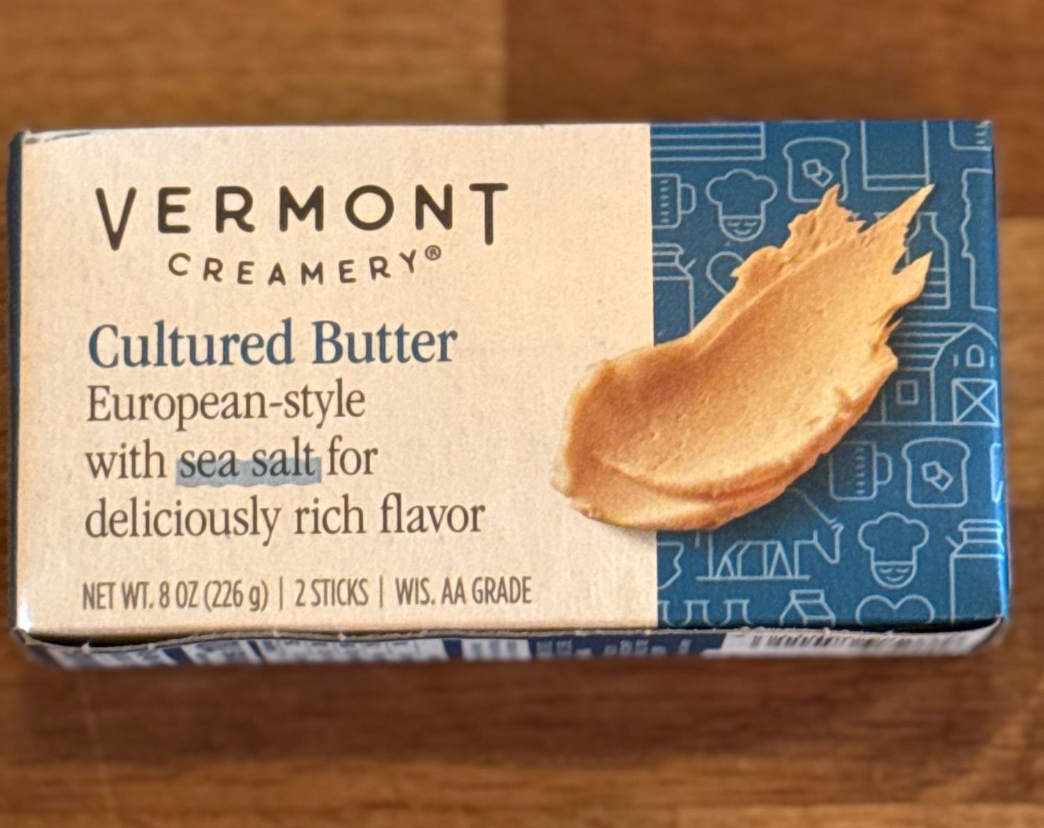Vermont Sea Salt Butter Sticks (8oz)