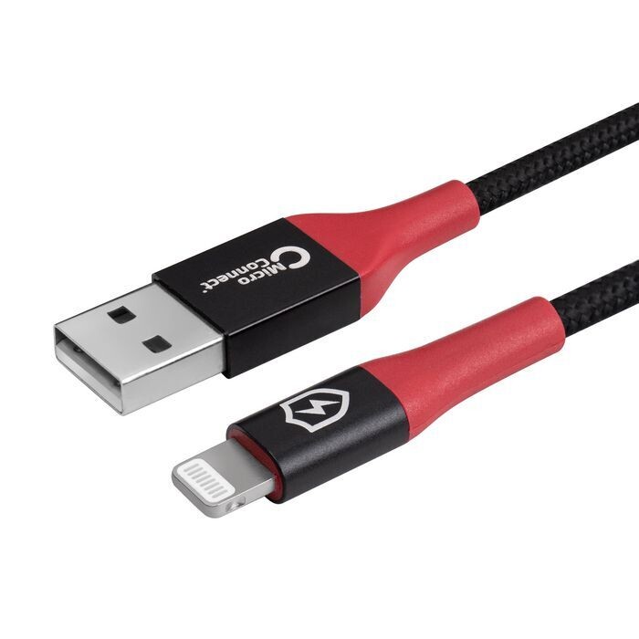 MicroConnect Safe Charge USB-A to Lightning Data Blocker cable 1,5m