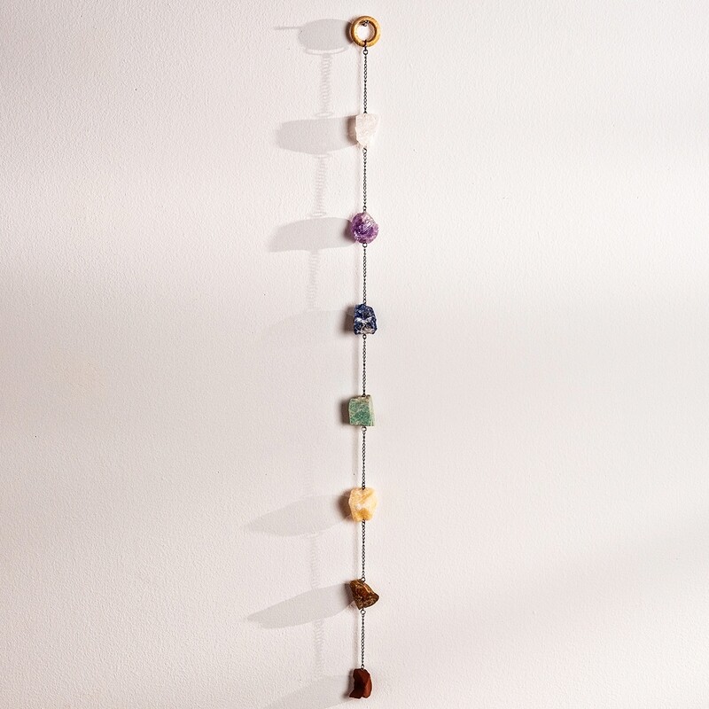 Chakra Gemstone Wall Hanging