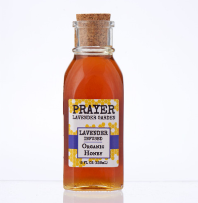 Lavender Infused Organic Honey 8 fl oz
