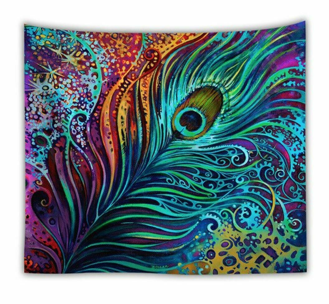 Peacock Feather Tapestry 59