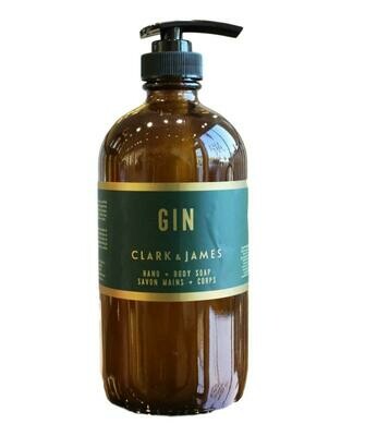 Clark & James Gin Scented Liquid Hand + Body Soap