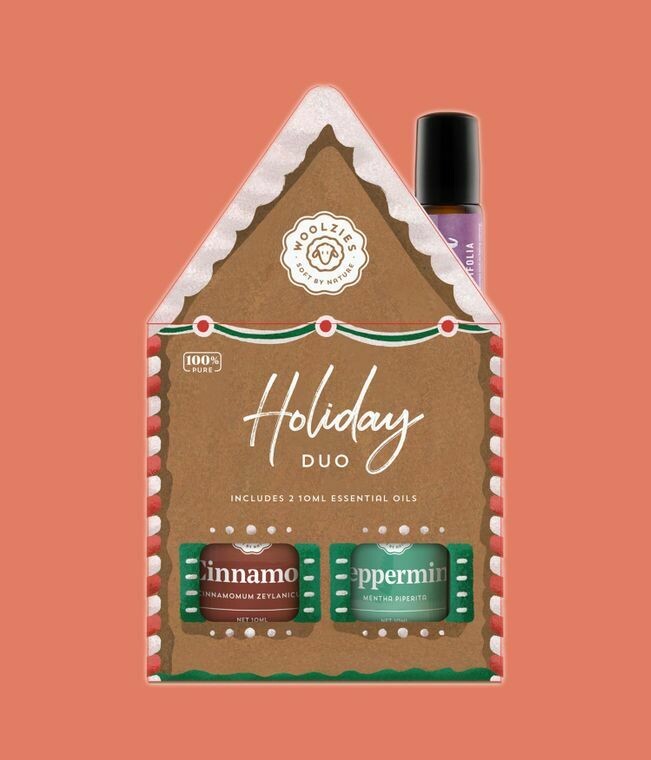  Holiday Gingerbread House Cinnamon Peppermint & Lavender Gift Set