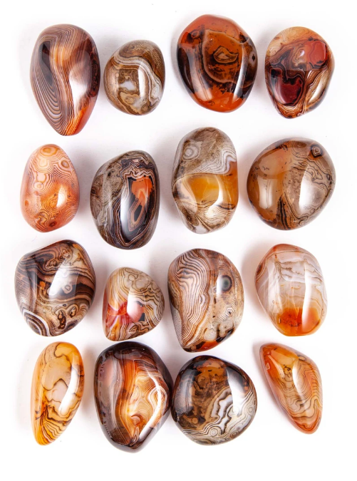 Sardonyx Palm Stone 2" - 2 1/2"