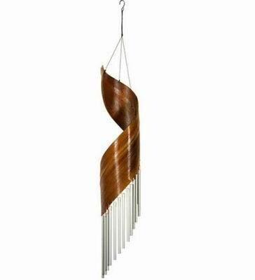 COCONUT CALYX SPIRAL TUBE CHIMES