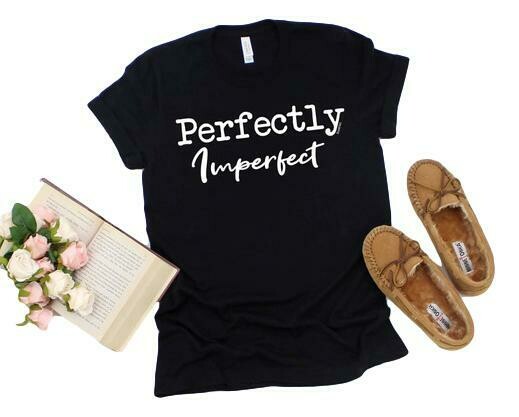 Perfectly Imperfect Black T-Shirt