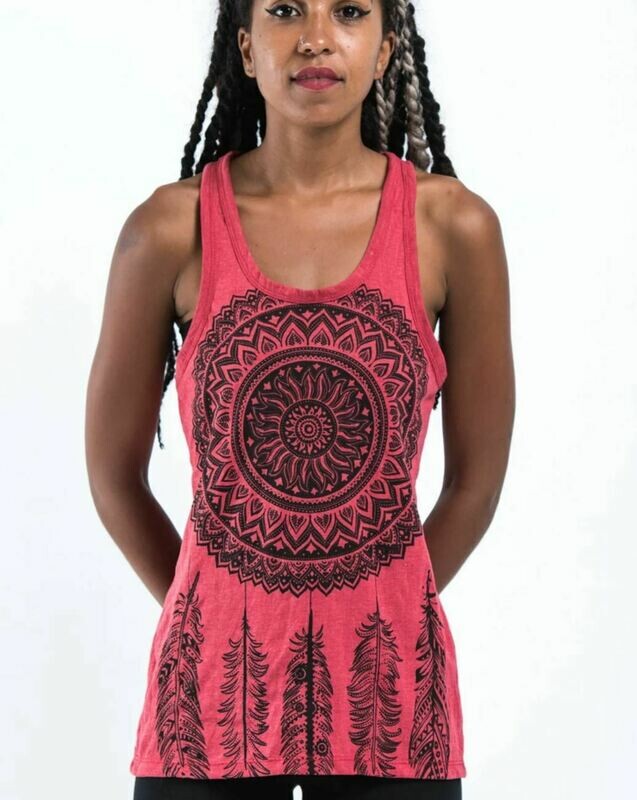 Dreamcatcher Tank Top Red
