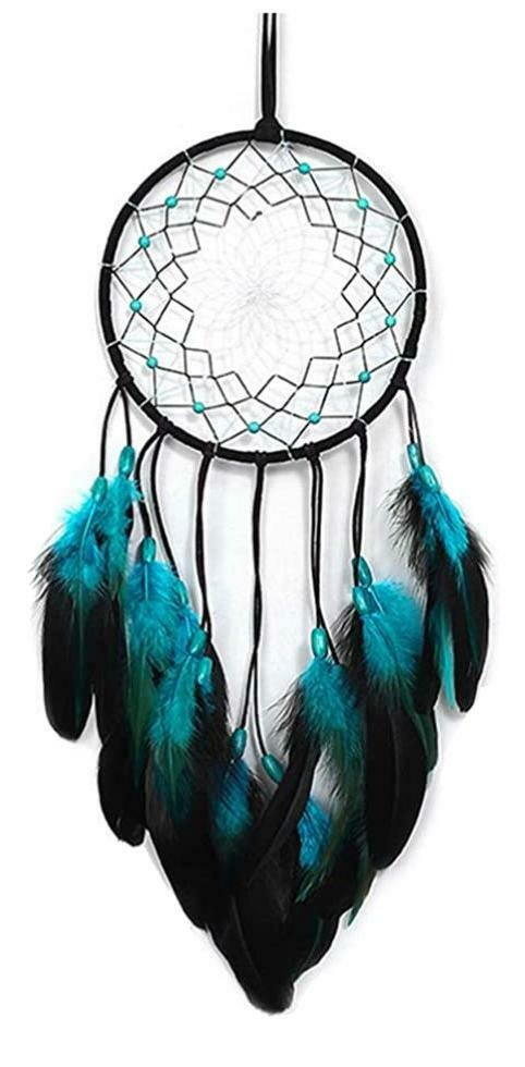 Turquoise Feather Dream Catcher 20