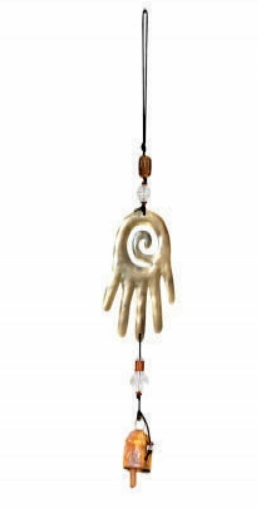 The Healing Hand Hamsa Nana Bell Wind Chimes