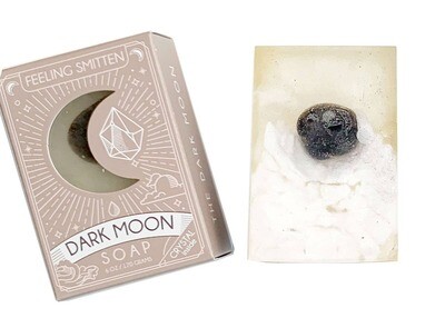 Dark Moon Soap with Black Agate inside