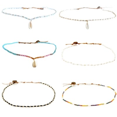 Seed Bead Healing Choker Necklace