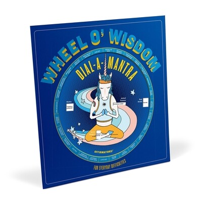Dial-a-Mantra Wheel O' Wisdom