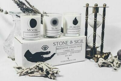 Meditative Collection-3oz Metaphysical Candle Boxed Set