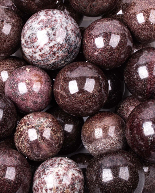 Madagascar Garnet Spheres