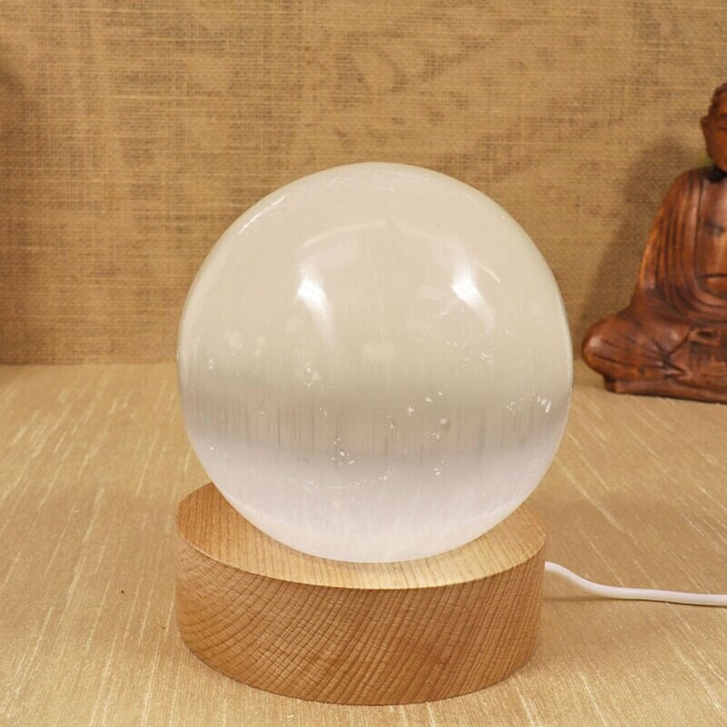 Moroccan Selenite Crystal with LED