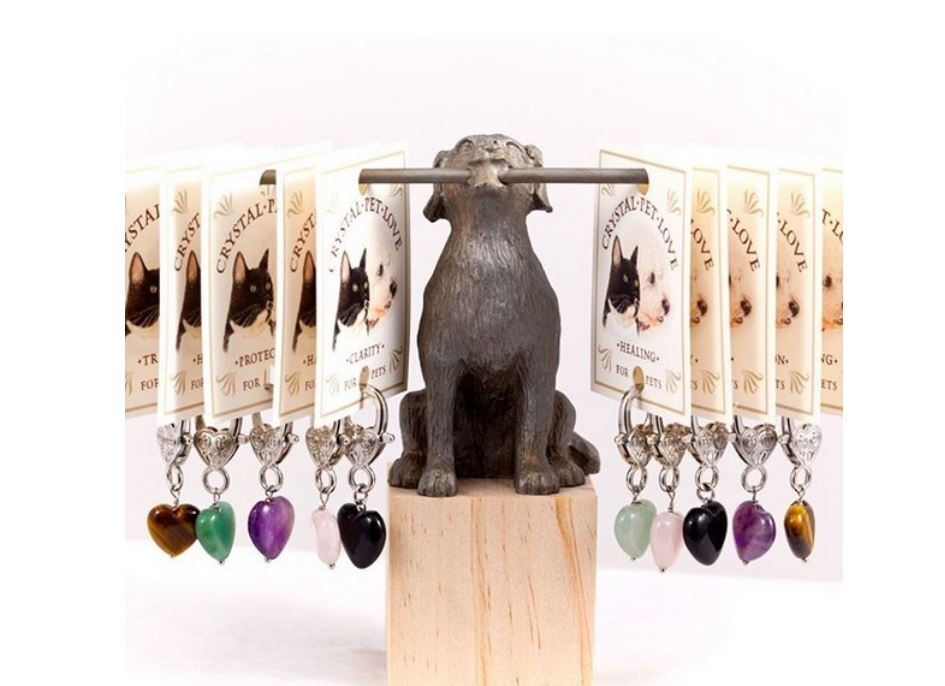 Crystal Pet Love Healing Collar Charms