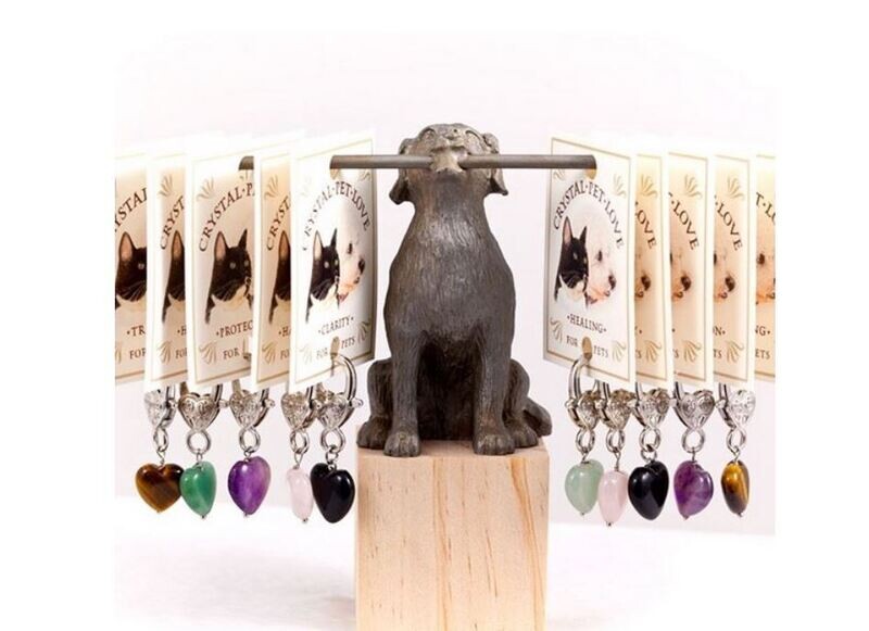 Crystal Pet Love Healing Collar Charms