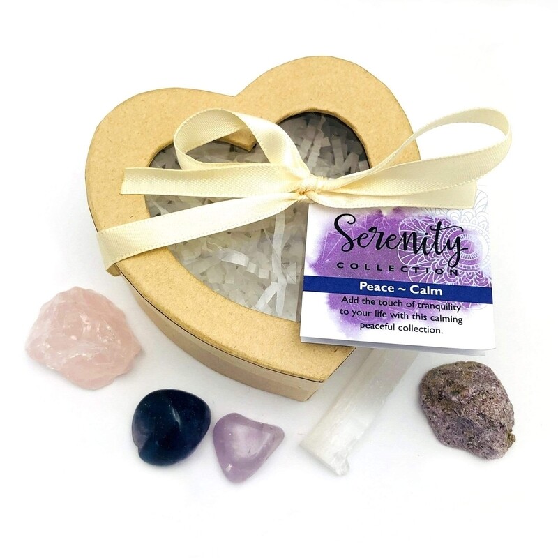 Crystal Healing Heart Shaped Gem Box