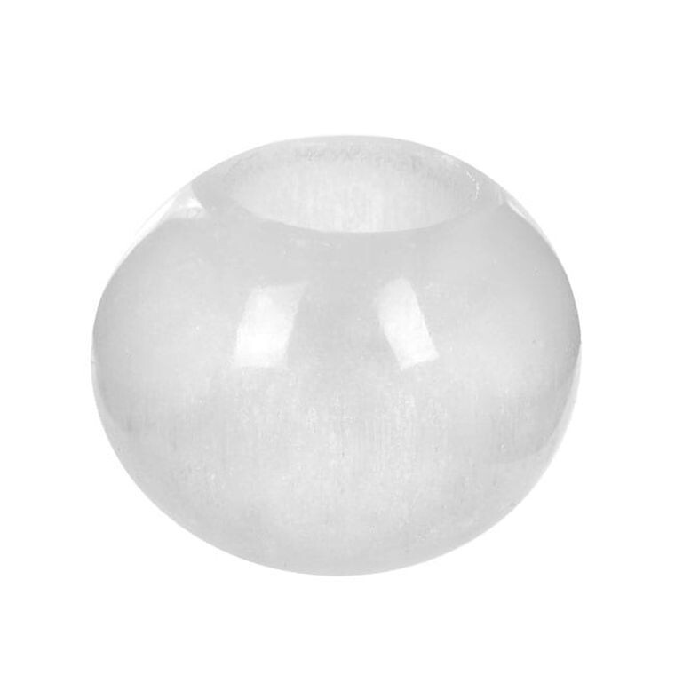 Selenite Feng Shui Candle Holder 