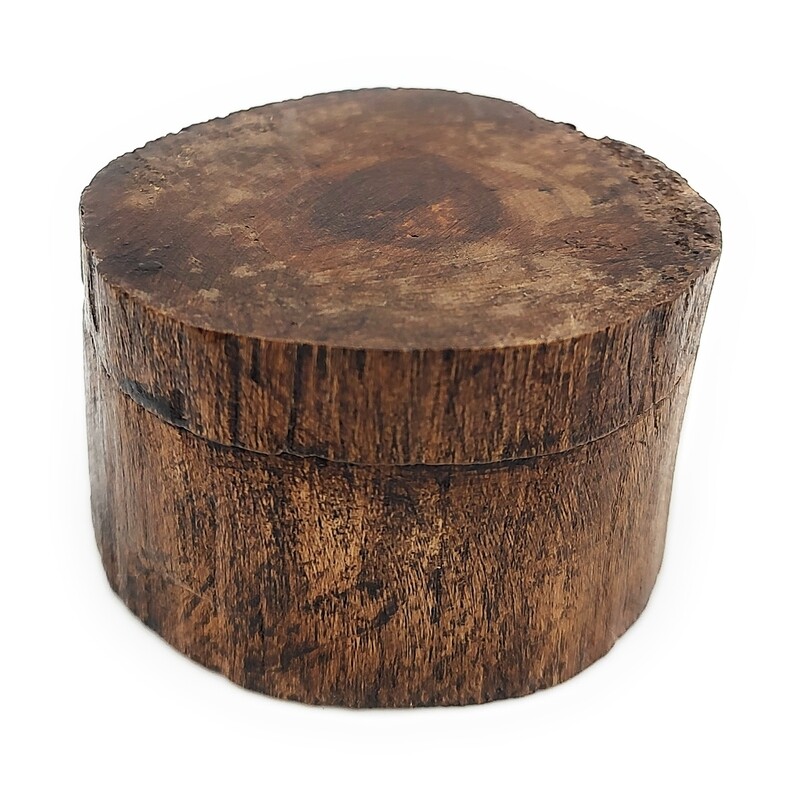Teak Log Trinket Box Medium