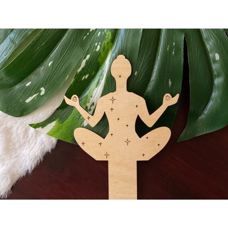 Yogi Plant Stake | Plant Pot Decor