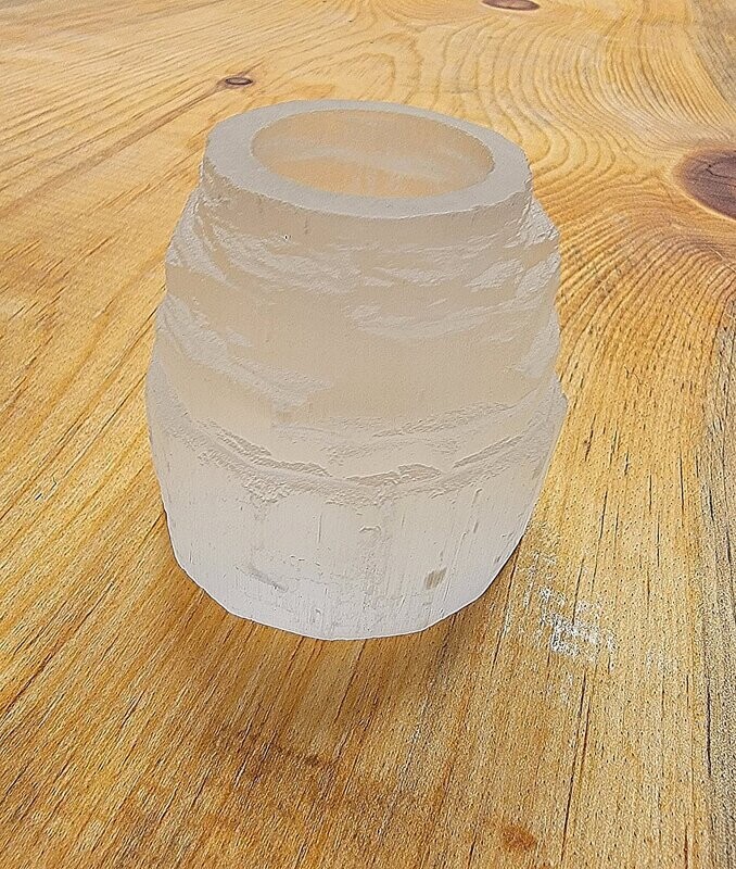 Selenite Tealight Holder
