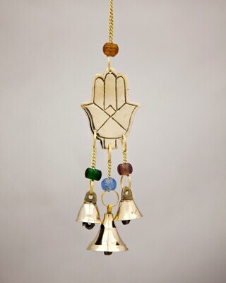 Hand Of Fatima Chime With Beads 4