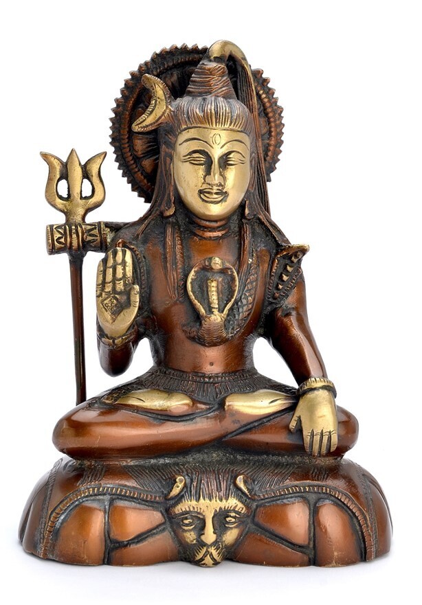 Brass Sitting Shiva 7.5