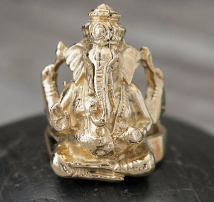 Brass Ganesh Ring