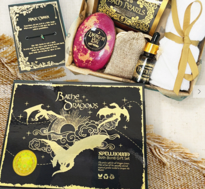Bathe With Dragons Dragon Egg Bath Bomb Pamper Gift Set