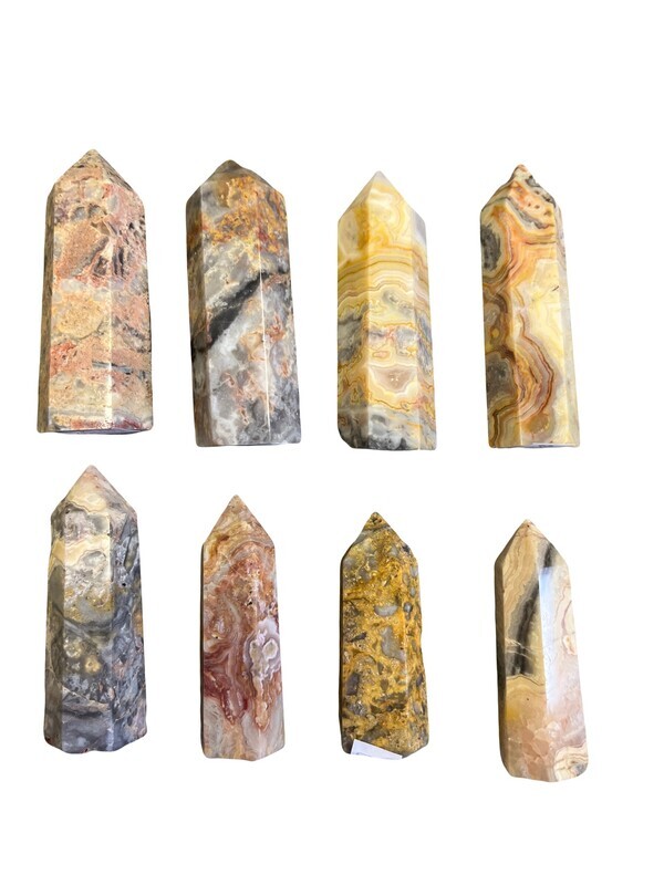 Crazy Lace Agate Tower