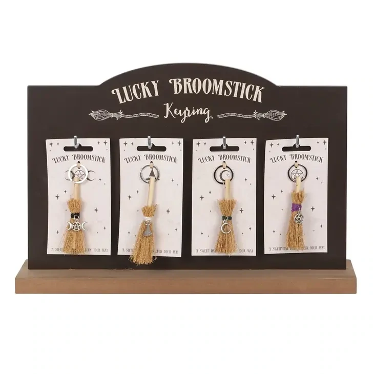 Lucky  Broomstick Keyrings
